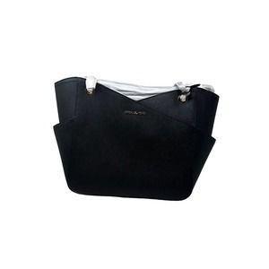 Purse Handbag Michael Kors Jet Set Chain Shoulder Tote Black Saffiano Leather